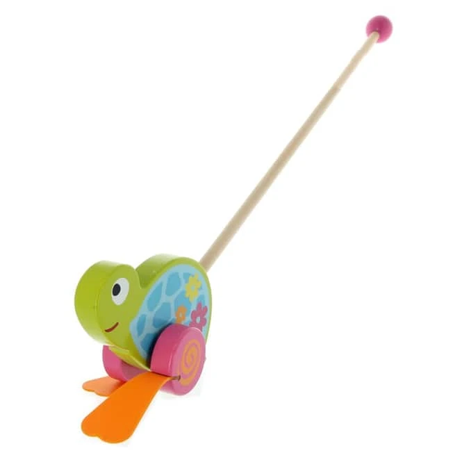 Besttoy - Schiebetier Schildkröte Aus Holz