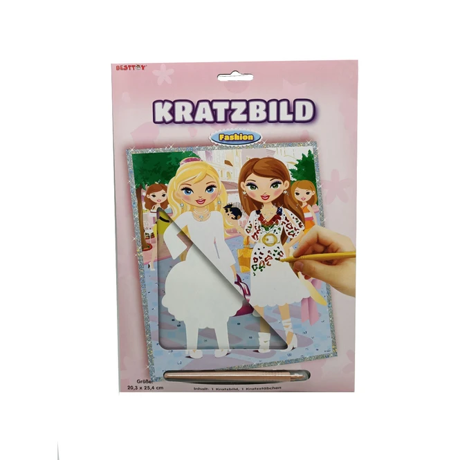 Besttoy - Kratzbild Fashion - Park-Spaziergang
