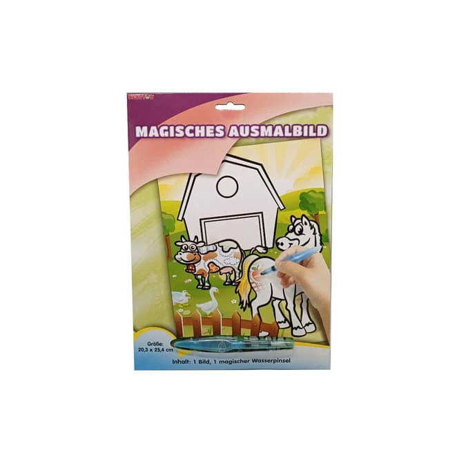 Besttoy - Magisches Ausmalbild - Bauernhof