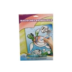 Besttoy - Magisches Ausmalbild - Schildkröte