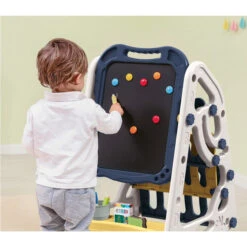 2-in-1 Stehtafel - Blau