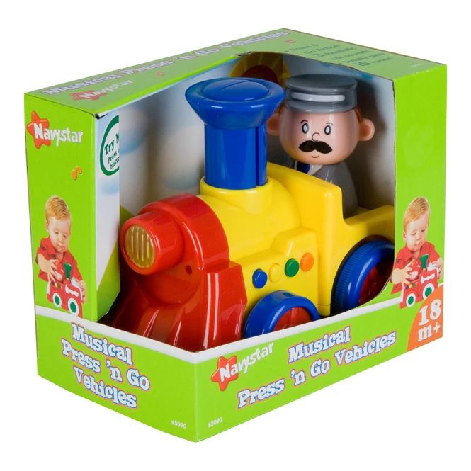 Besttoy - Press & Go Musik Fahrzeuge - Zug