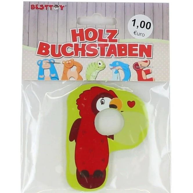 Besttoy - Holzbuchstabe - P - Grün