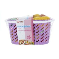 Einkaufskorb - Spielzeug-Lebensmittel - 40 Teile