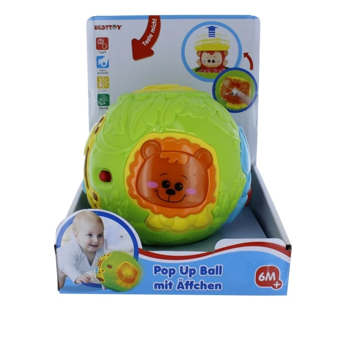Besttoy - Pop Up Ball Mit Äffchen