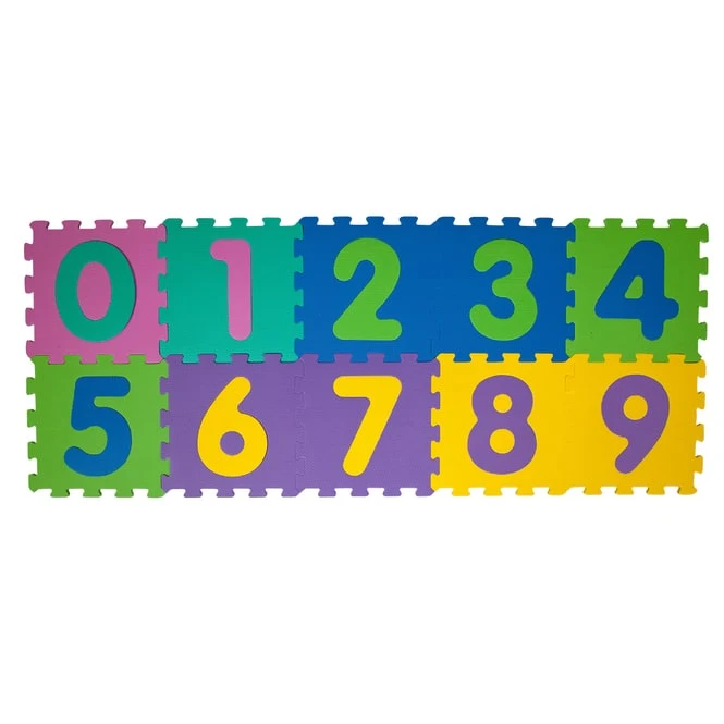 Besttoy - Soft Puzzlematte - Zahlen 0-9 - 10 Teile – Bild 2
