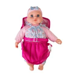 Puppenbauchtrage Mit Blumenmotiv