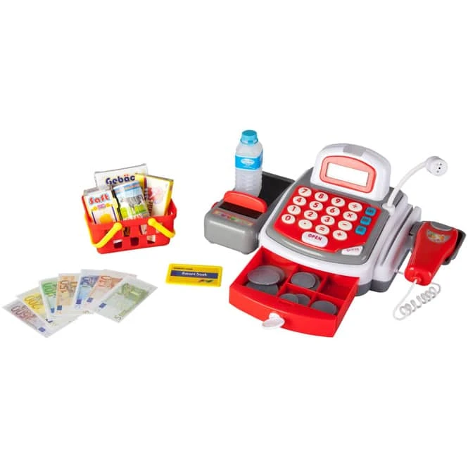 Besttoy - Registrierkasse Mit Zubehör - Weiß-rot-grau – Bild 3