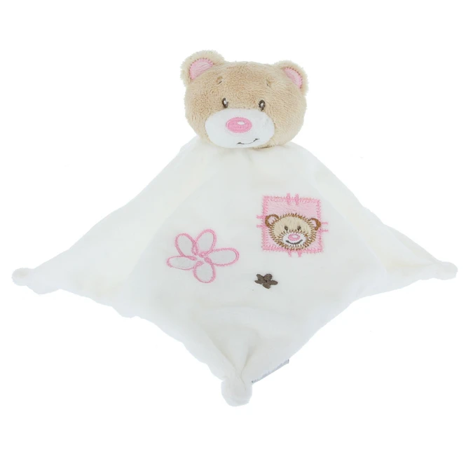 Besttoy - Schmusetuch Bär - Rosa