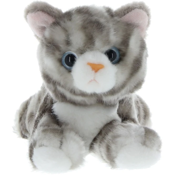 Besttoy - Plüsch-Katze - Grau - Liegend – Bild 2