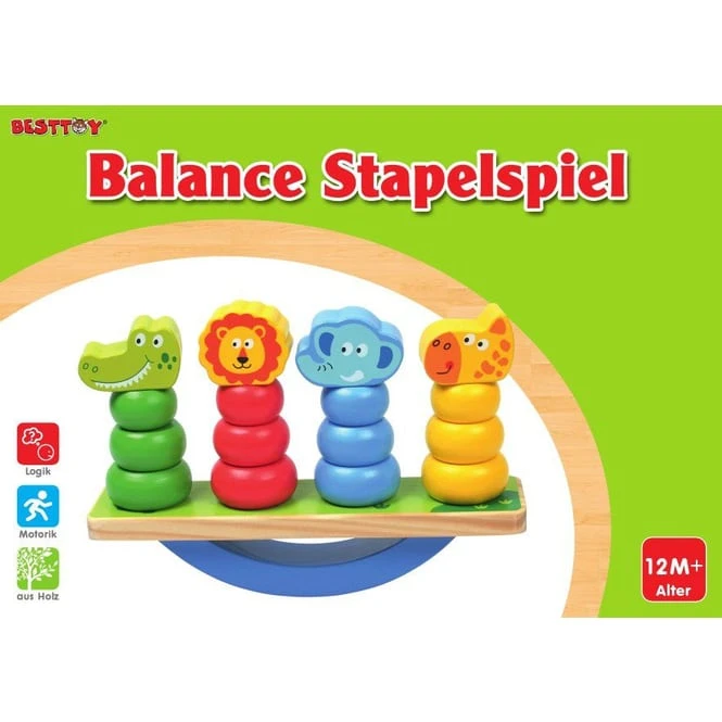 Besttoy - Holz Balance Stapelspiel – Bild 2