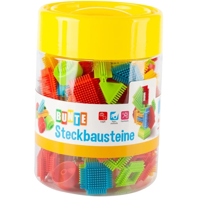 Besttoy - Bunte Steckbausteine - 100-teilig – Bild 3