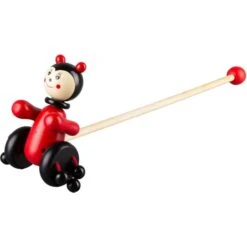 Besttoy - Schiebetier Marienkäfer Aus Holz