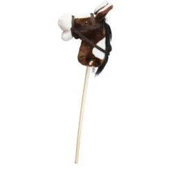 Besttoy - Steckenpferd - Braun/weiß - Ca. 100 Cm