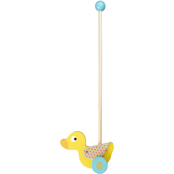 Besttoy - Schiebetier Ente Aus Holz