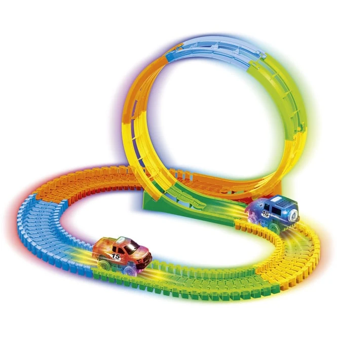 Rennbahn Zum Zusammenstecken - Glow In The Dark â Bild 3