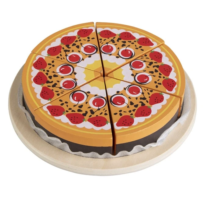 Besttoy - Erdbeerkuchen - Aus Holz