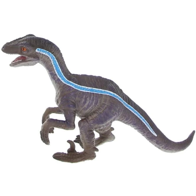 Besttoy Dinosaurier - Velociraptor Hockend - Spielfigur 381022 – Bild 3