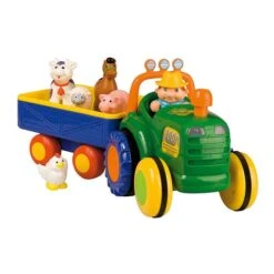 Besttoy - Traktor Mit Anhänger Und Bauernhof-Tieren