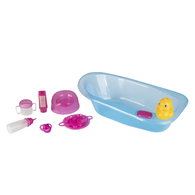 Puppenset - Badewanne Und Zubehör - 43 Cm - 1 Set – Bild 2