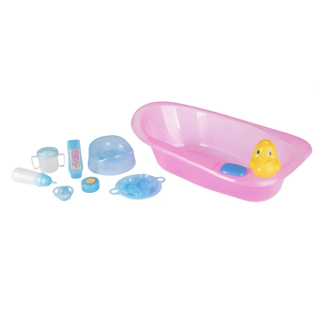 Puppenset - Badewanne Und Zubehör - 43 Cm - 1 Set – Bild 3