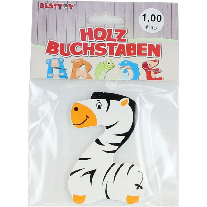 Besttoy - Holzbuchstabe - Z - Weiß