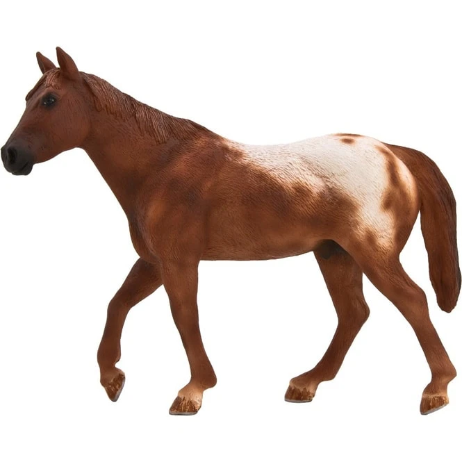 Besttoy - Appaloosa Hengst Braun Mit Weißen Absetzern - Spielfigur 387150